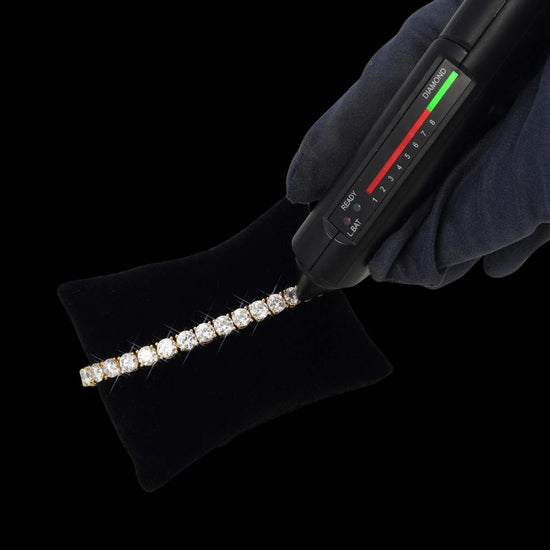 5MM Moissanite Tennis Chain and Bracelet Set