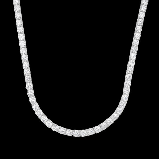 5MM Moissanite Tennis Chain and Bracelet Set