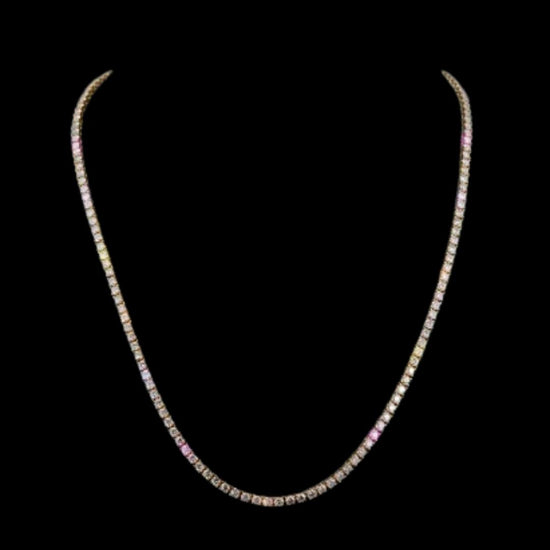 3MM Moissanite Tennis Chain and Bracelet Set