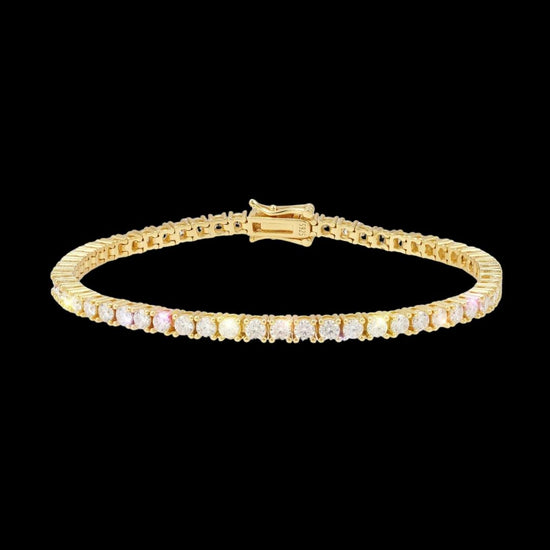 3MM Moissanite Tennis Chain and Bracelet Set