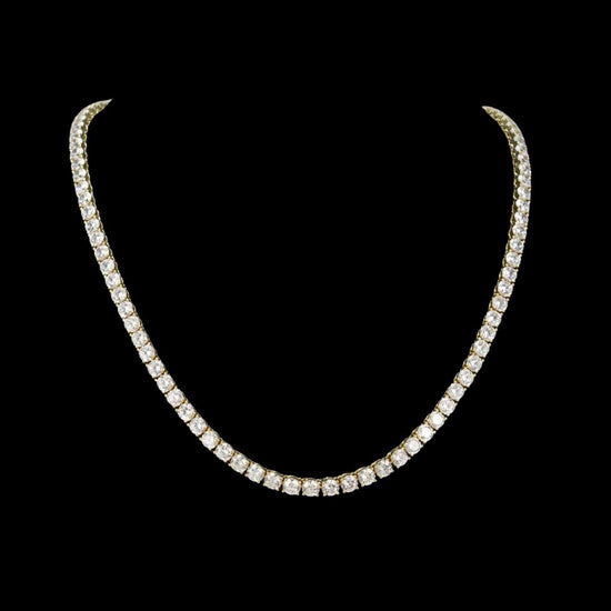 5MM Moissanite Tennis Chain and Bracelet Set