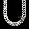 18mm Cuban Link Chain in 925 Sterling Silver