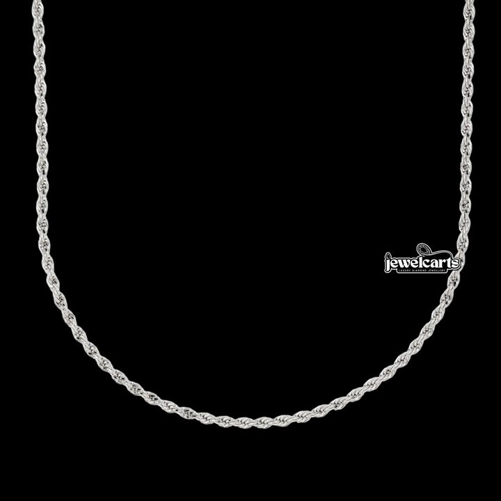 2mm Rope Chain in 925 Sterling Silver