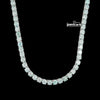 6MM VVS Moissanite Tennis Necklace in 14K Gold