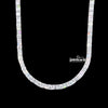 5MM Hybrid Cut Moissanite Tennis Chain 14K Gold