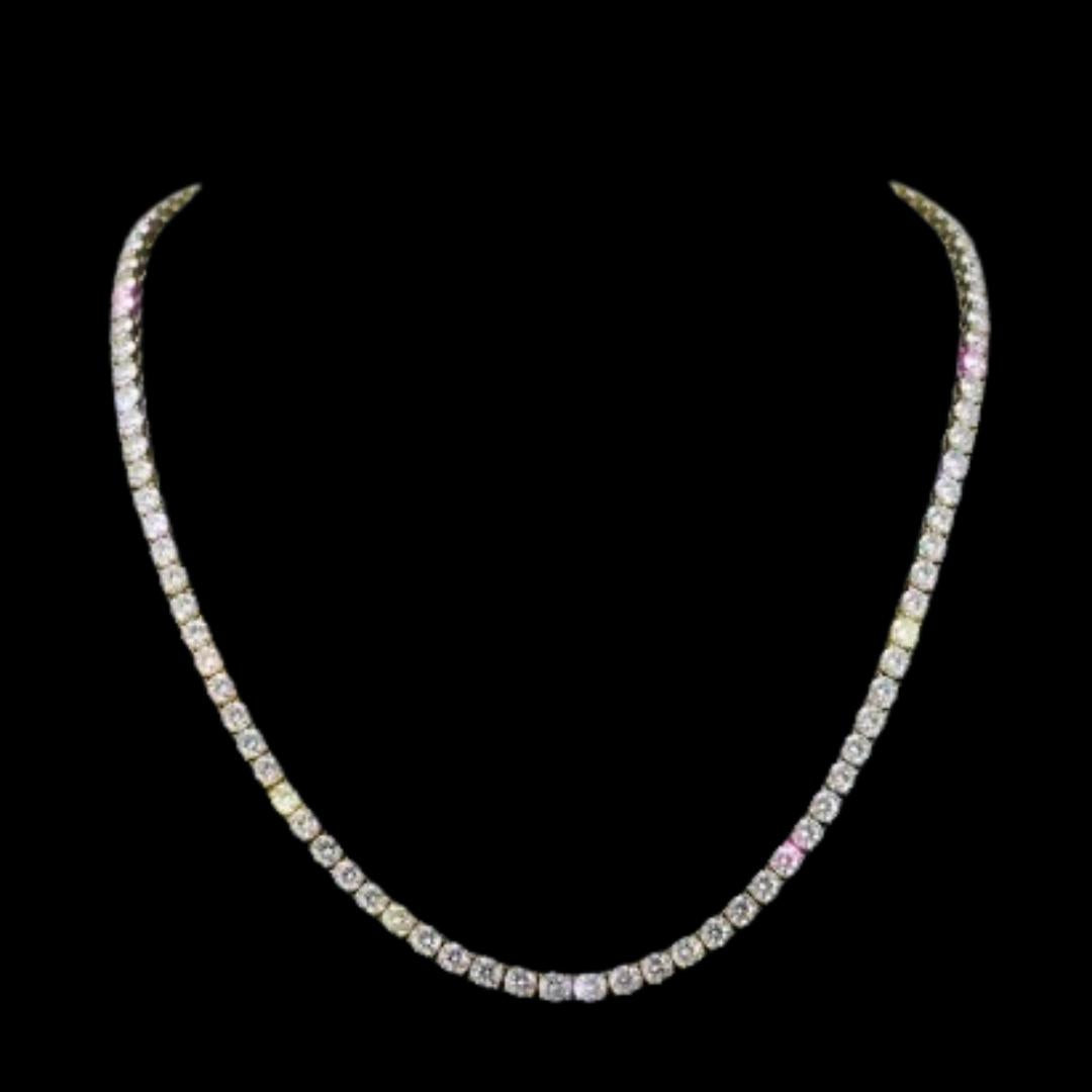 5MM Moissanite Tennis Chain and Bracelet Set