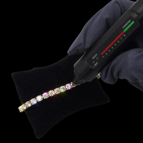 5MM Moissanite Tennis Chain and Bracelet Set