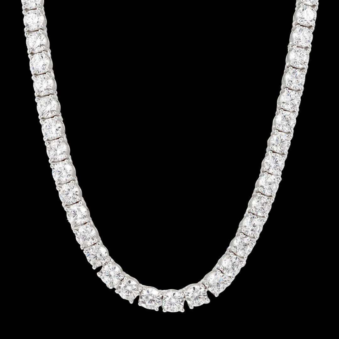 5MM Moissanite Tennis Chain and Bracelet Set
