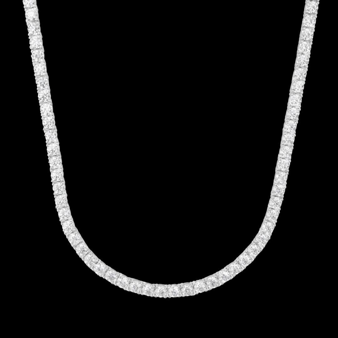 3MM Moissanite Tennis Chain and Bracelet Set