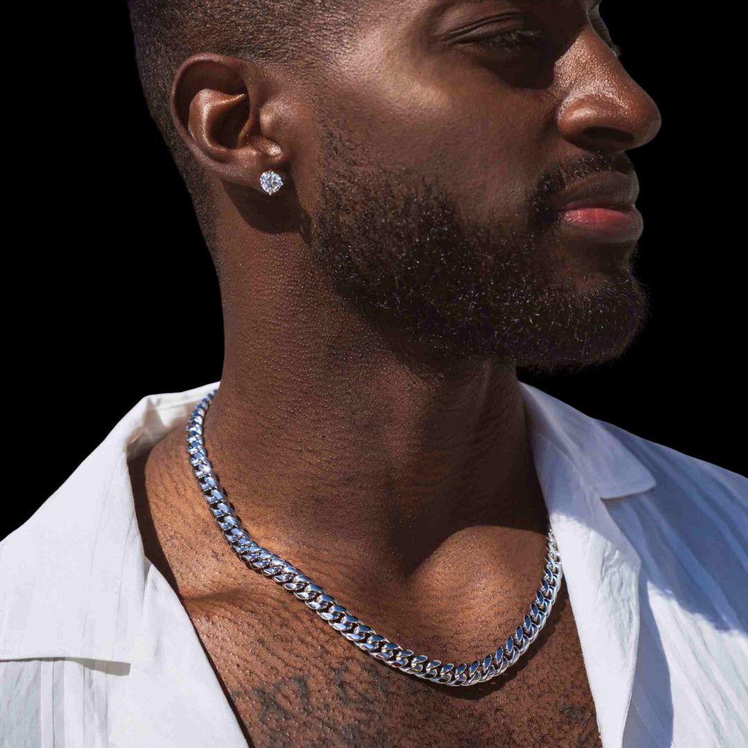 10MM 925 Sterling Silver Cuban Link Chain
