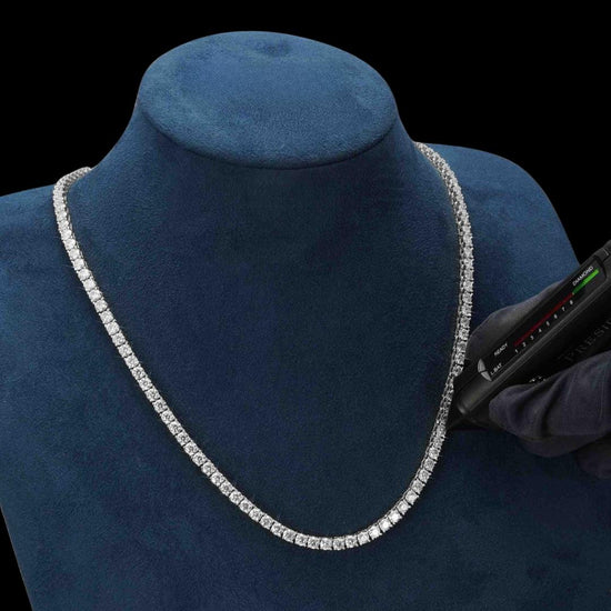 3MM Moissanite Tennis Chain and Bracelet Set