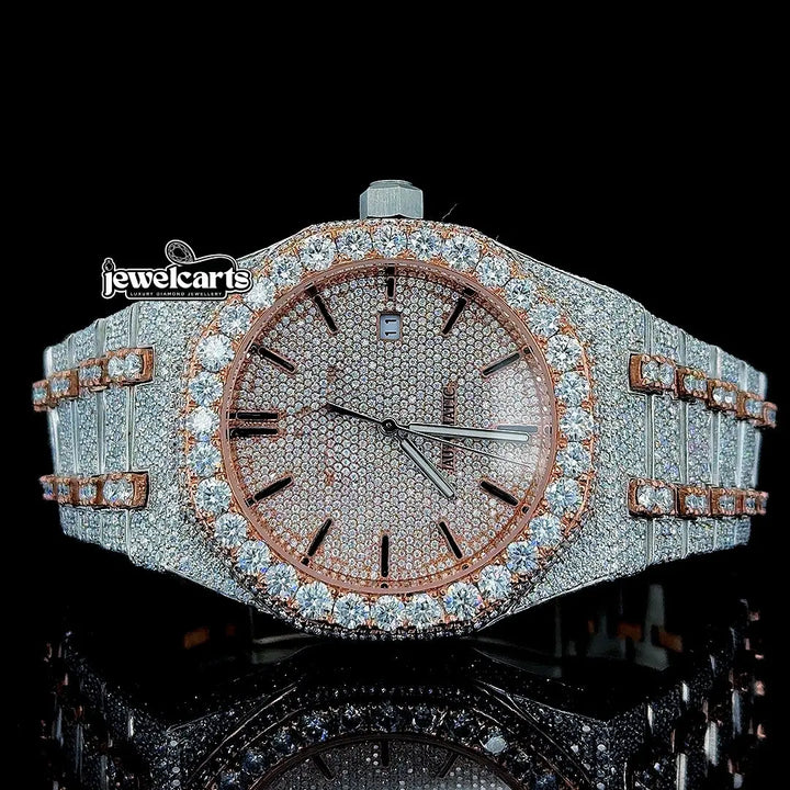 AP Moissanite Watch Front View