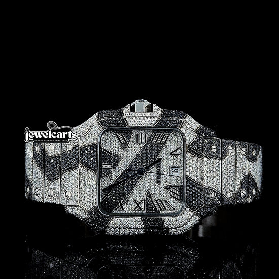 Best Moissanite Cartier Watch Front View