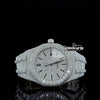 Black Stick Markers Diamond Dial AP Fully Iced Out Moissanite Watch
