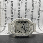 Cartier Santos Arabic Moissanite Watch