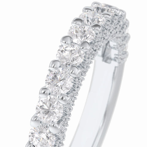 Moissanite 4.15 CT Round Cut Diamond Anniversary Special Band