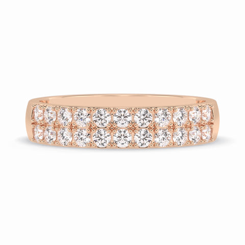 Moissanite 2.20 CT Round Cut Diamond Top-Rated Band