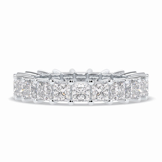 Moissanite 3.83 CT Princess Cut Diamond Best Selling Band