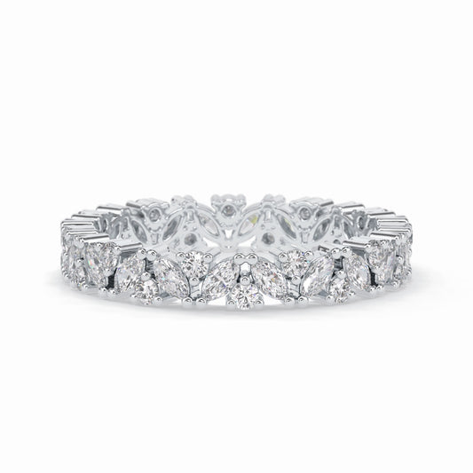 Moissanite 3.50 CT Round Cut Diamond Special Band