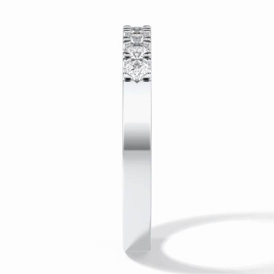 Moissanite 1.70 CT Round Cut Diamond Handcrafted Band