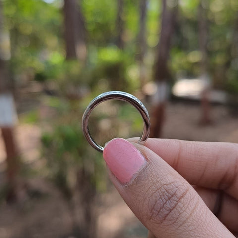 Ineffable Round Cut Diamond Wedding Band