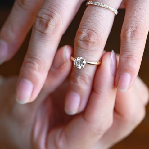 Unimaginable Round Cut Diamond Wedding Ring