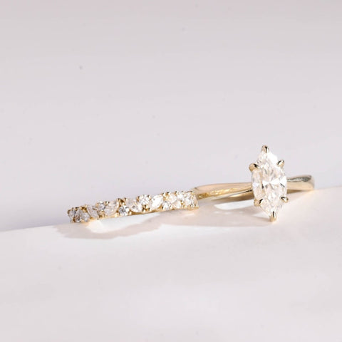 Prettish Marquise Cut Diamond Handmade Ring