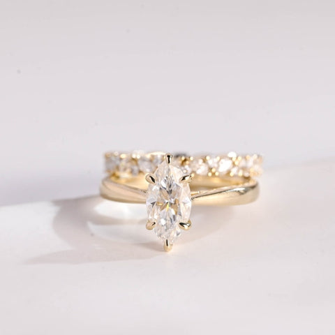 Prettish Marquise Cut Diamond Handmade Ring