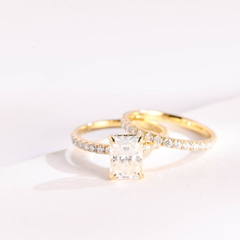 Intence Radiant Cut Diamond Anniversary Ring