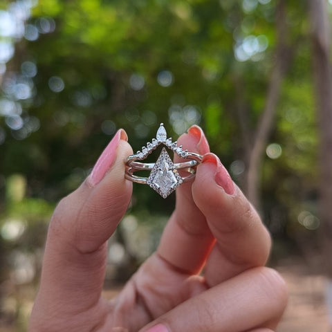 Fanatic Lozenge Cut Diamond Engagement Ring