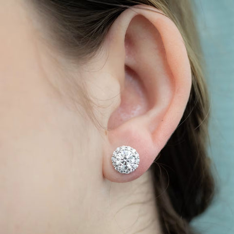 Starshine Round Cut Diamond Fashion Earring