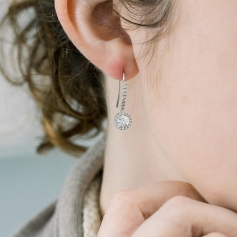 Charmer Round Cut Diamond Fashion Earring