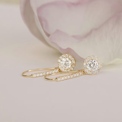 Charmer Round Cut Diamond Fashion Earring