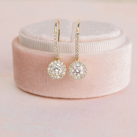 Charmer Round Cut Diamond Fashion Earring