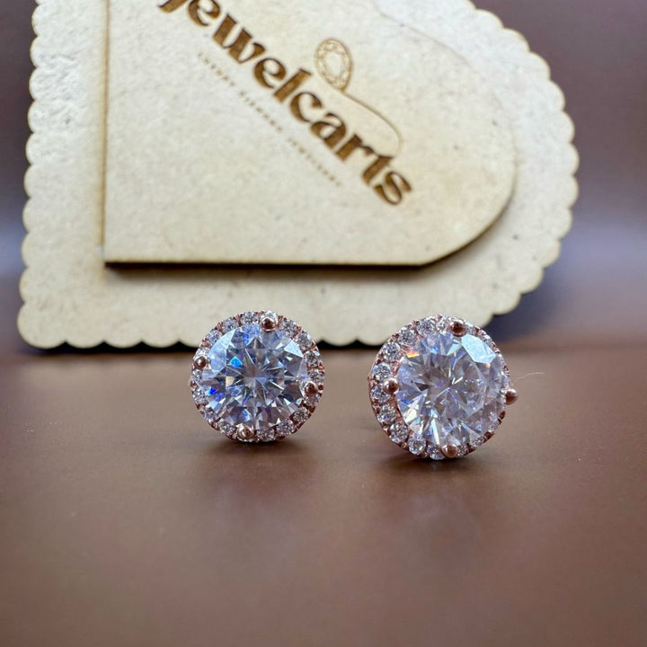 Diamond Alternative 4.00 CT Round Cut Moissanite Fashion Earrings