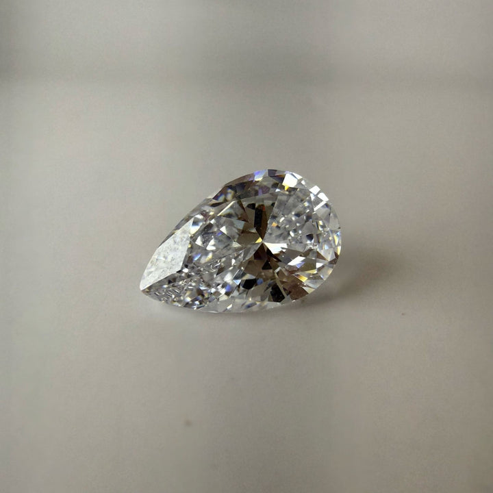 Moissanite 1.00 CT White Pear Loose Diamond