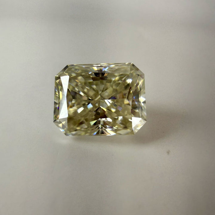 Moissanite 1.00 CT Light Yellow Radiant Loose Diamond