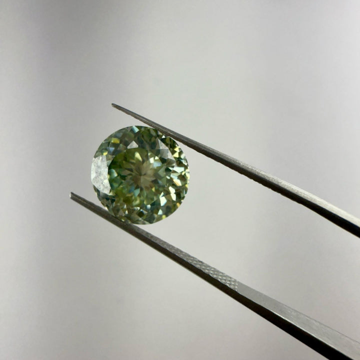 Moissanite 1.00 CT Green Portuguese Loose Diamond