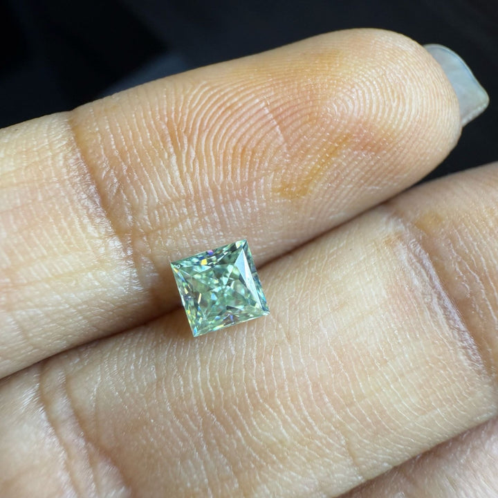 Moissanite 1.00 CT Princess Loose Diamond