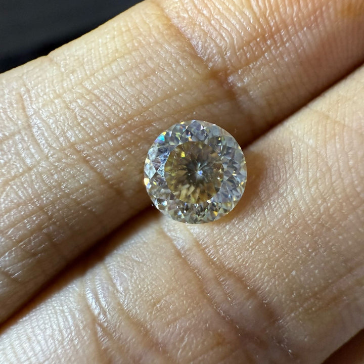 Moissanite 1.00 CT Portuguese Cut Yellow Loose Diamond