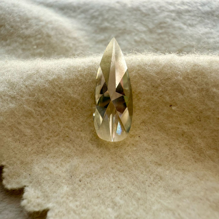 Moissanite 2.03 CT Pear Loose Diamond