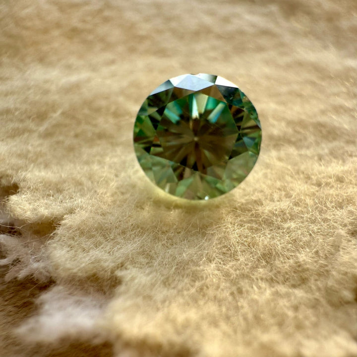 Moissanite 2.17 CT Round Loose Diamond