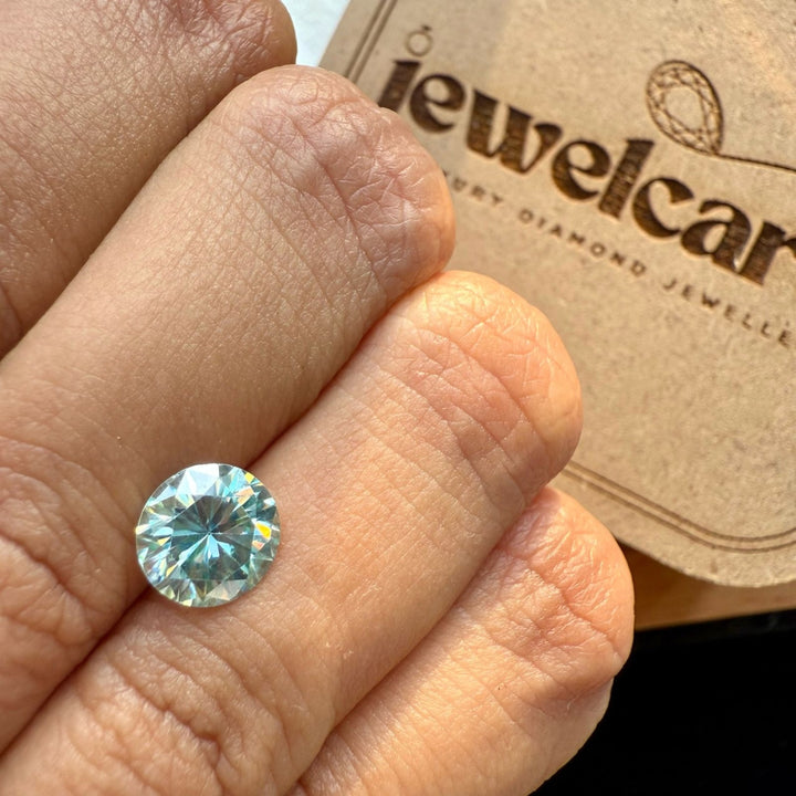 Moissanite 2.17 CT Round Loose Diamond