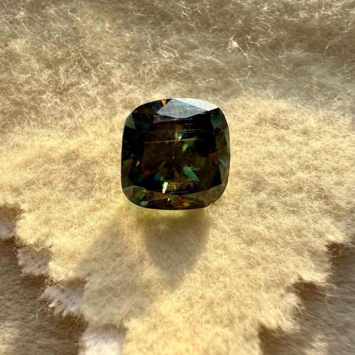 Moissanite 4.12 CT Cushion Loose Diamond