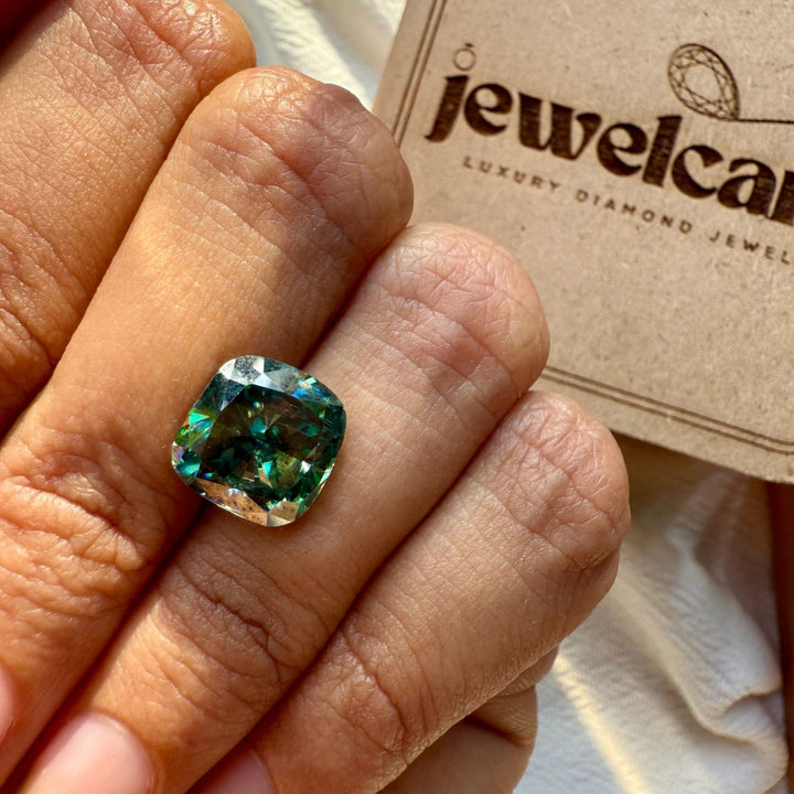 Moissanite 4.12 CT Cushion Loose Diamond