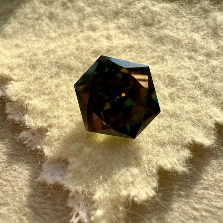 Moissanite 4.48 CT Hexagon Loose Diamond
