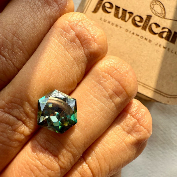Moissanite 4.48 CT Hexagon Loose Diamond