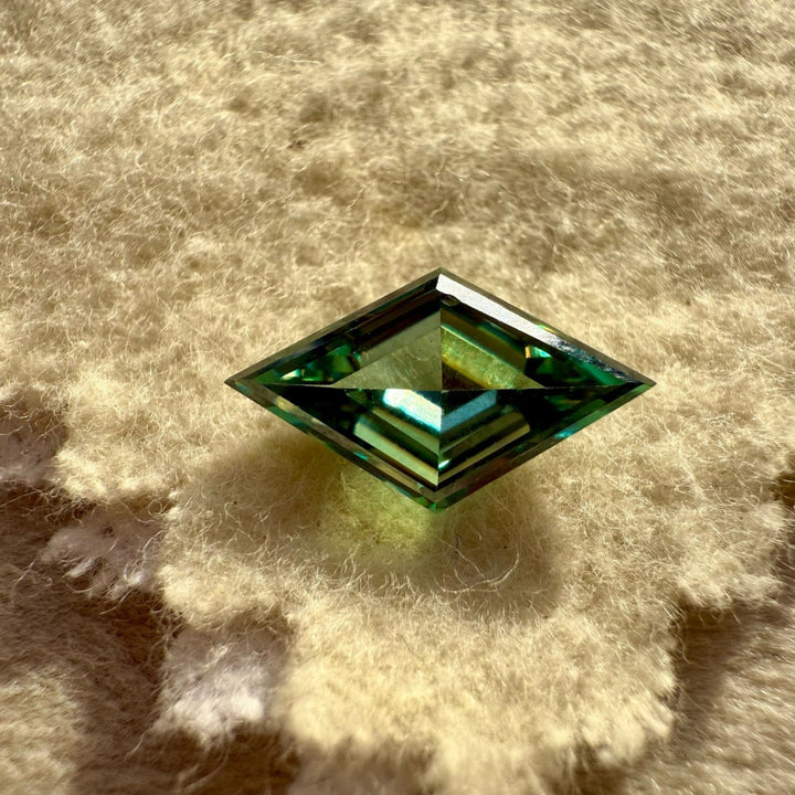 Moissanite 2.51 CT Lozenge Loose Diamond