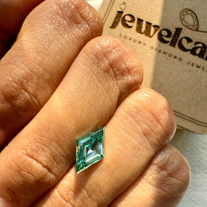 Moissanite 2.51 CT Lozenge Loose Diamond
