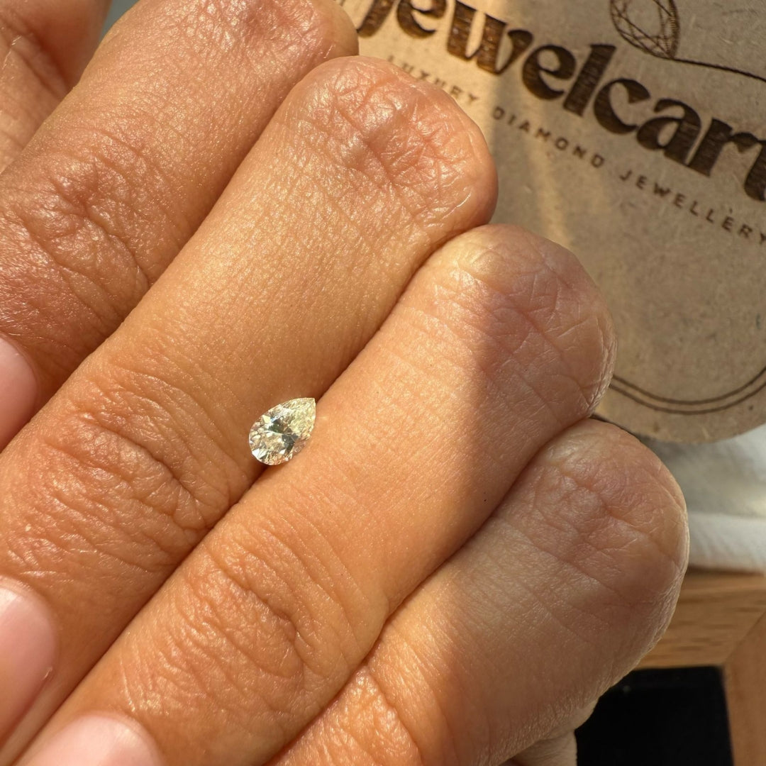 Moissanite 0.82 CT Pear Loose Diamond